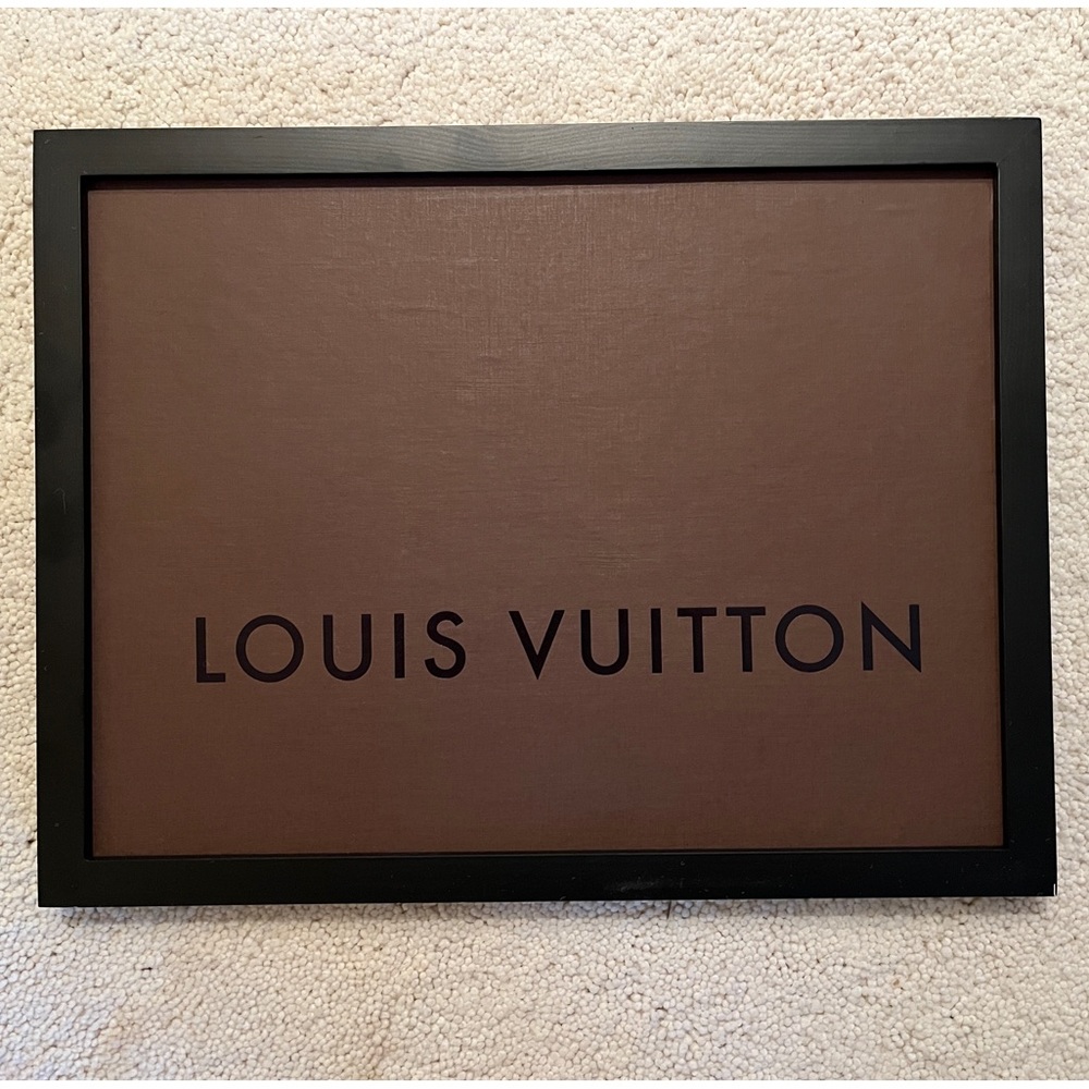 Authentic original Louis Vuitton framed art